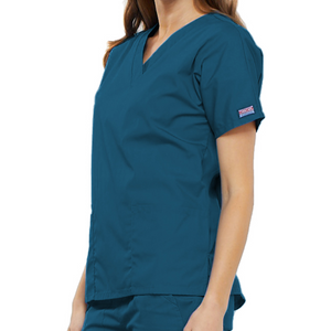 Guéthary - Tunique médicale - Col V - Manches courtes - Femme - Cherokee - Couleur 1 Cherokee Authentic Workwear