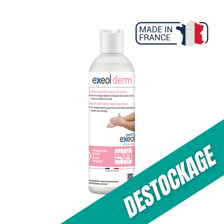 Lotion lavante mains et corps - Exeol derm - Sodel // Destockage Exeol