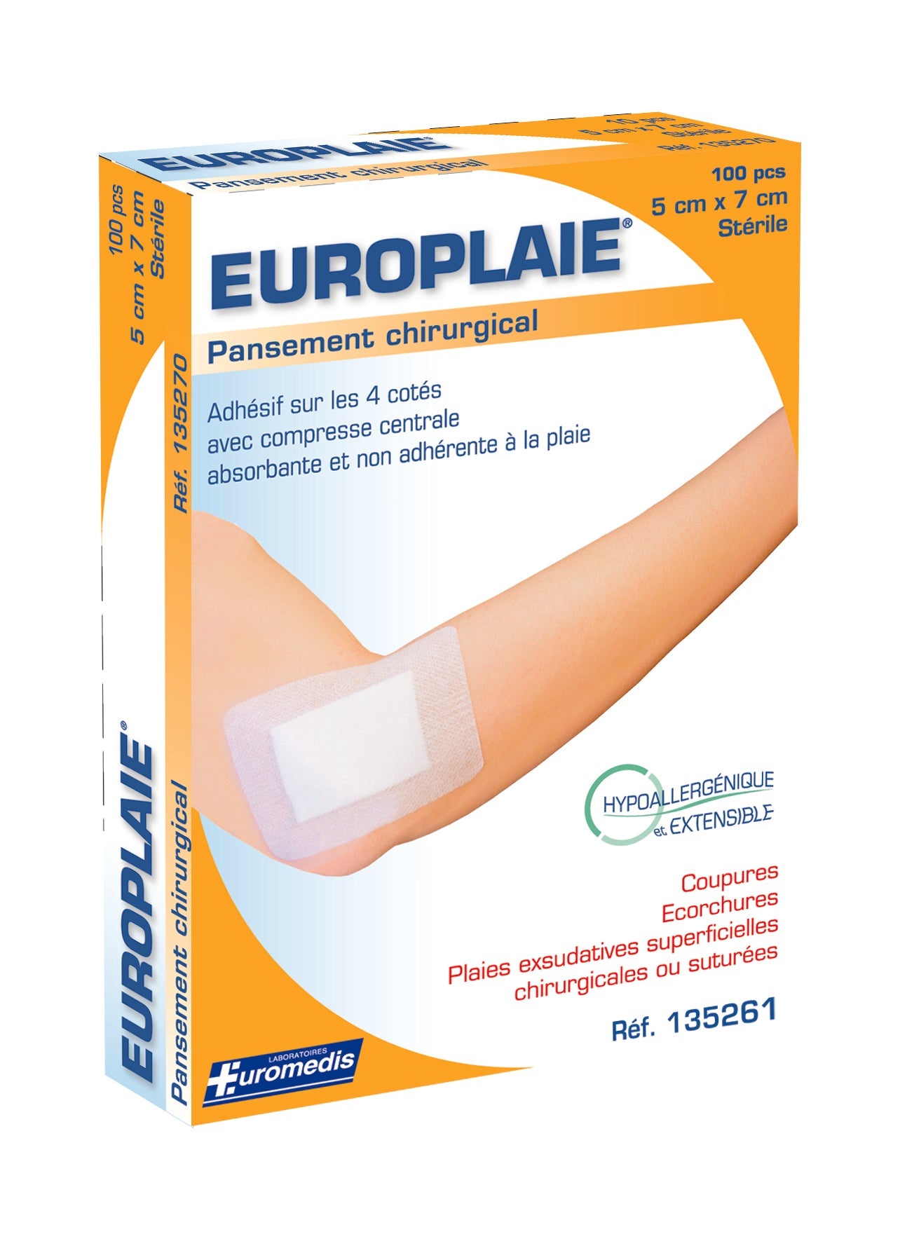 Pansement Stérile Europlaie - Euromédis