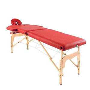 Table de massage pliante en bois 186 x 66 cm sans dossier - 6 coloris