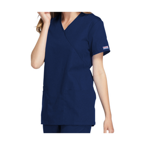 Bayonne - Tunique médicale - Effet cache-coeur  - Manches courtes - Femme - 72 cm - Cherokee Cherokee Authentic Workwear