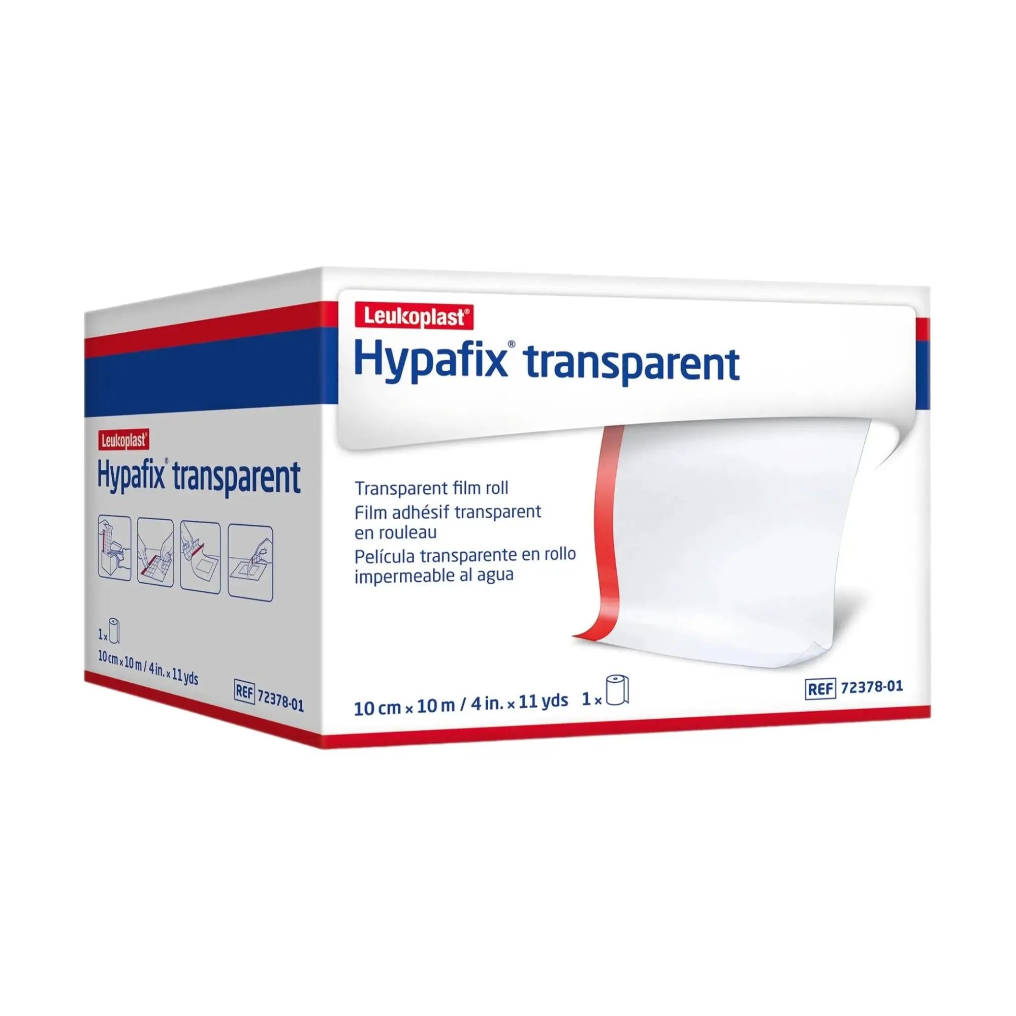 Hypafix Transparent - Tissu non-tissé auto-adhésif pour pansement - 1 pièce - BSN Médical