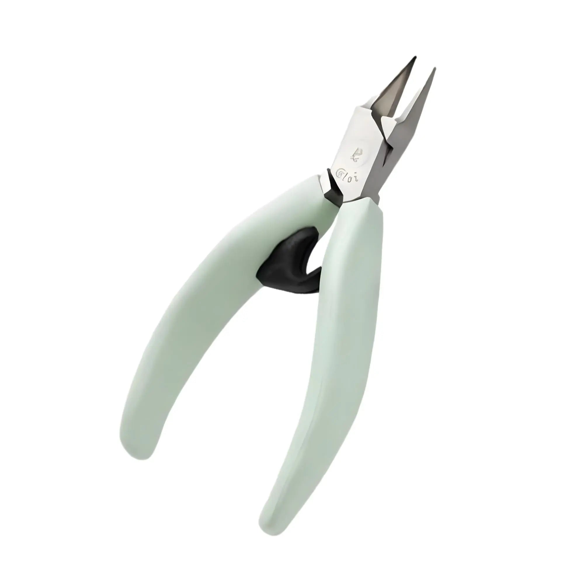 Ergonomic nail pliers - Green - Straight cut 20 mm - Fine flat jaws - 13 cm - Stainless steel - Akori