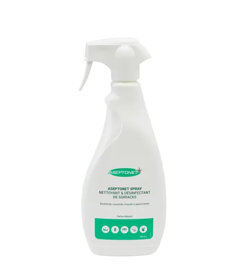 Spray nettoyant désinfectant surfaces et DM 750ml - ASEPTONET Aseptonet 