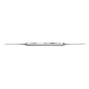 Curette double étroit, droite/pliée - Longueur : 13,5 cm - Ruck Ruck 